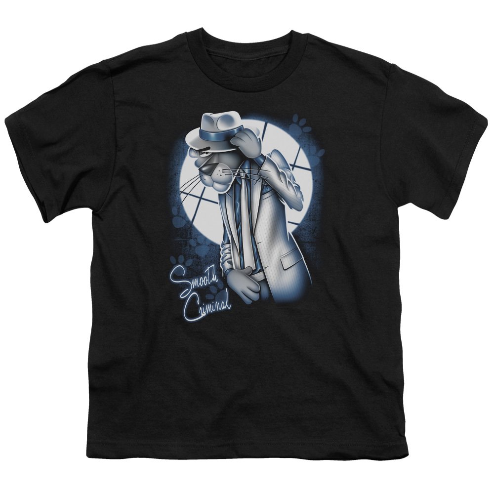 Pink Panther Smooth Criminal Unisex Youth T-Shirt for Boys & Girls - Cool Cartoon Graphic Tee for Kids, Teens & Fans - Perfect for Casual Wear, Parties & Costume Events