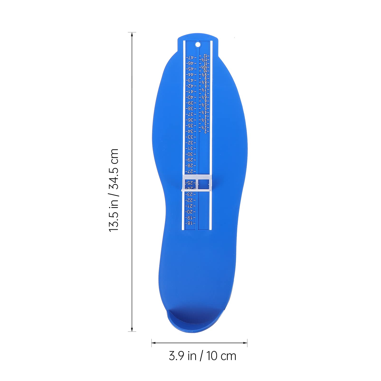 3PCS Foot Measurement Device for Adults - UK Shoe Size Measuring Ruler for Men & Women | Perfect for Online Shopping, Shoe Fitting at Home, and Podiatry Use