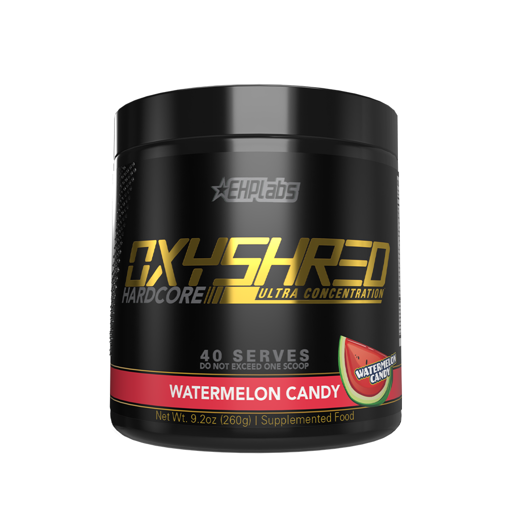 EHP Labs OxyShred Hardcore Fat Burner & Energy Booster - 40 Servings (275g) - Weight Loss Supplement for Men & Women - Pre-Workout & Fitness Support