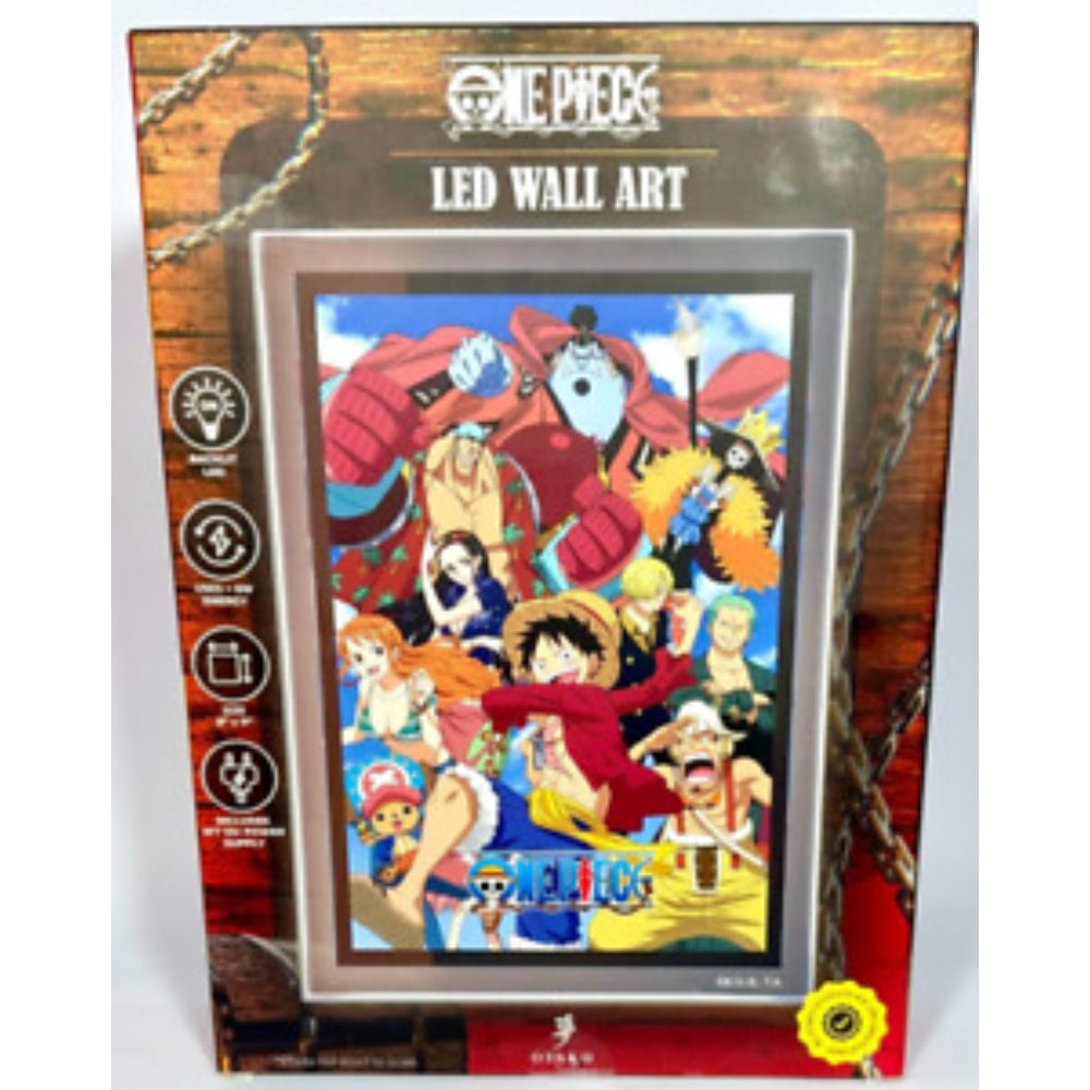 5 Time Zones OLPOST OPC 02 Backlit Poster - One Piece Anime Wall Art for Home, Office & Gaming Room Decor