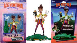Ace Ventura Pet Detective Action Figure with Animal Friends & Alternate Head - Perfect for Movie Fans, Collectors, and Gift Giving