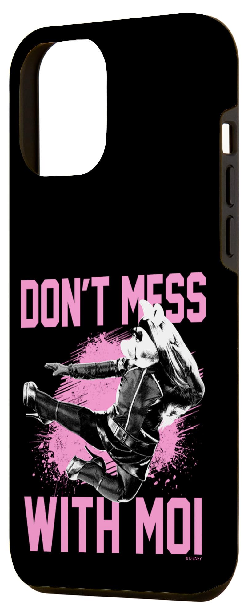 iPhone 12 Pro Max Case - Disney The Muppets Miss Piggy 'Don't Mess With Moi' Design | Protective Phone Cover for Women & Fans | Perfect for Everyday Use & Disney Enthusiasts