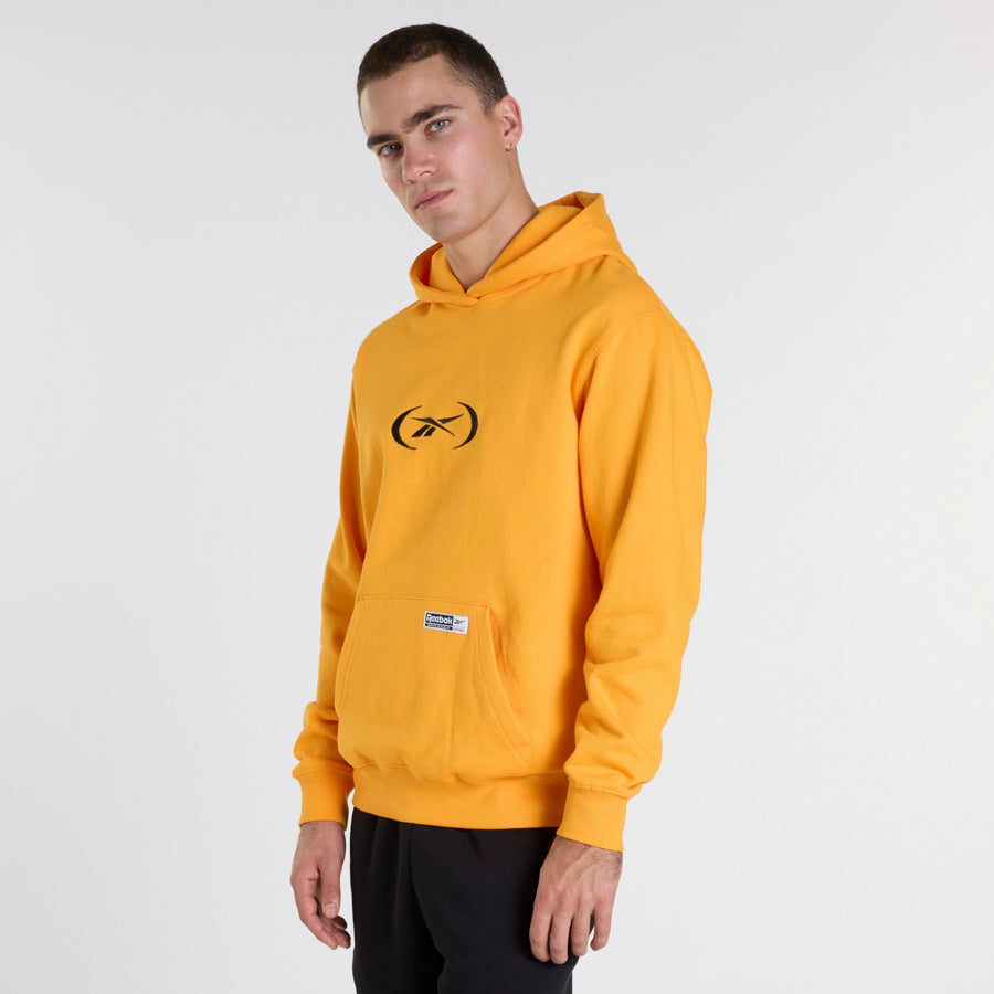 Hoopwear Logo Hood Electric Amber - Stylish and Comfortable Hoodie for Men & Women - Perfect for Casual Wear, Gym, and Outdoor Activities