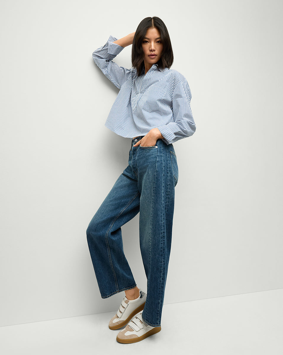 Ryder Barrel Jean - High Waist Slim Fit Stretch Denim Jeans for Women | Comfortable & Stylish for Casual Wear, Office, and Night Out