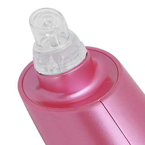 Electric Blackhead Remover Vacuum - USB Rechargeable 1.5W Facial Pore Cleaner with One-Button Heating (30ml, Pink) | Perfect for Home Spa, Acne Treatment & Deep Skin Cleansing