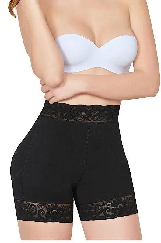 Victoria Butt Lifter Boy Shorts #1505 - High Waisted Shaping Shorts for Women, Tummy Control & Booty Lift - Perfect for Workout, Yoga, and Everyday Wear
