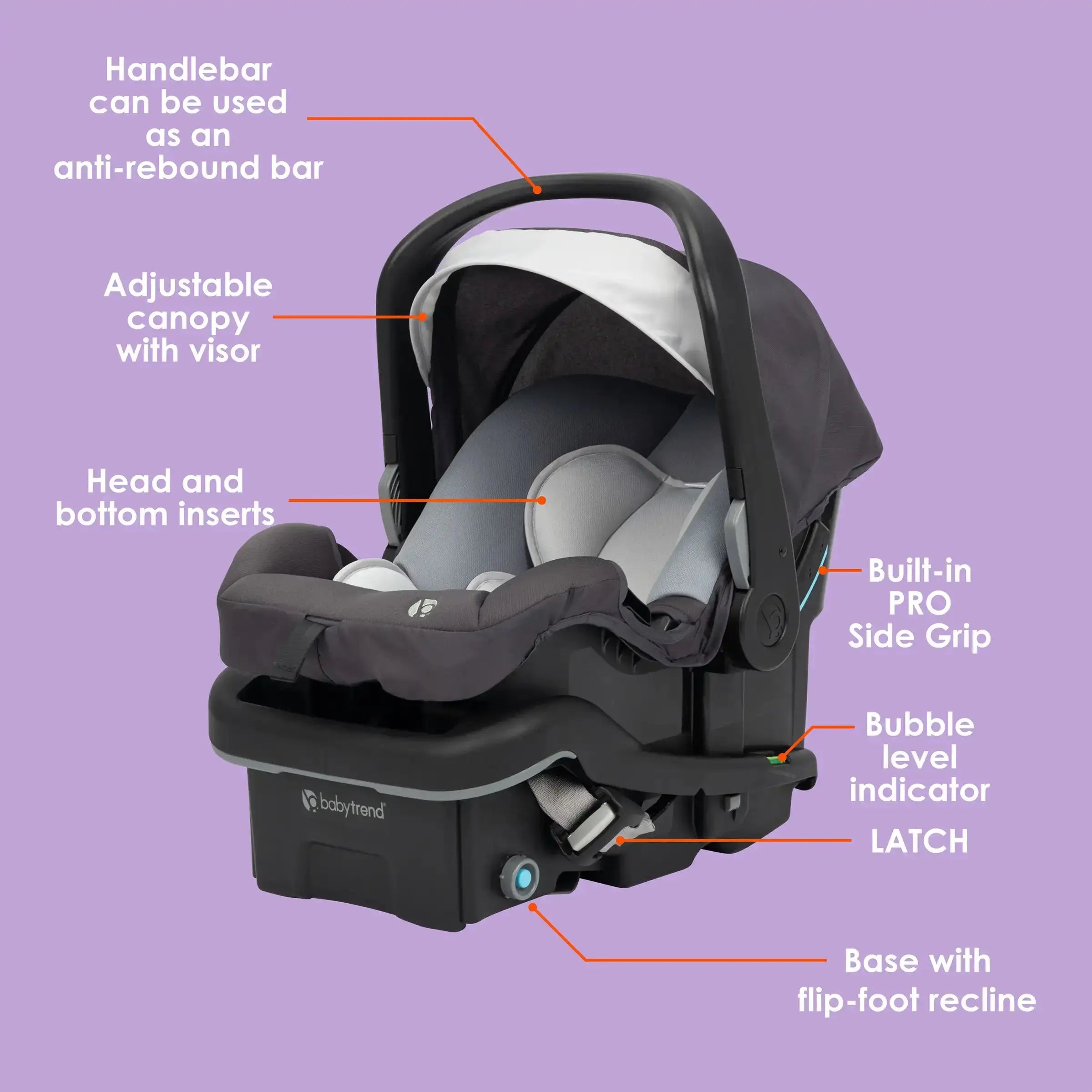 EZ Lift™ PRO Infant Car Seat in Dash Midnight – Lightweight, Safe & Easy to Install – Kohl's Exclusive Baby Car Seat for Newborns & Infants – Perfect for Travel, Shopping & Daily Commutes