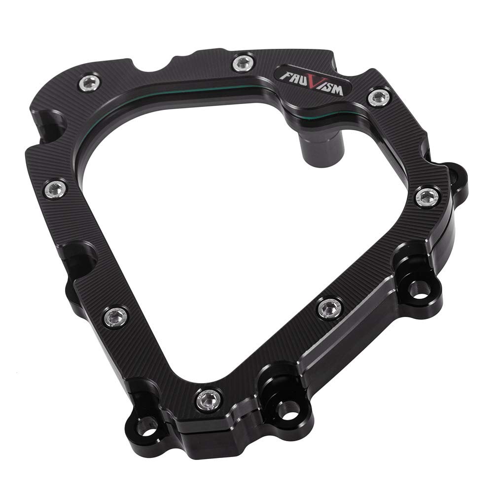 Aluminum Motorcycle Pulse/Timing Cover - Right Engine Case Accessory for Yamaha MT09 FZ09 FJ09 XSR900 Tracer900 GT Niken (2014-2020) - Black - High Performance Upgrade for Engine Protection & Custom Look | Perfect for Street Riding, Touring & Performance Modifications
