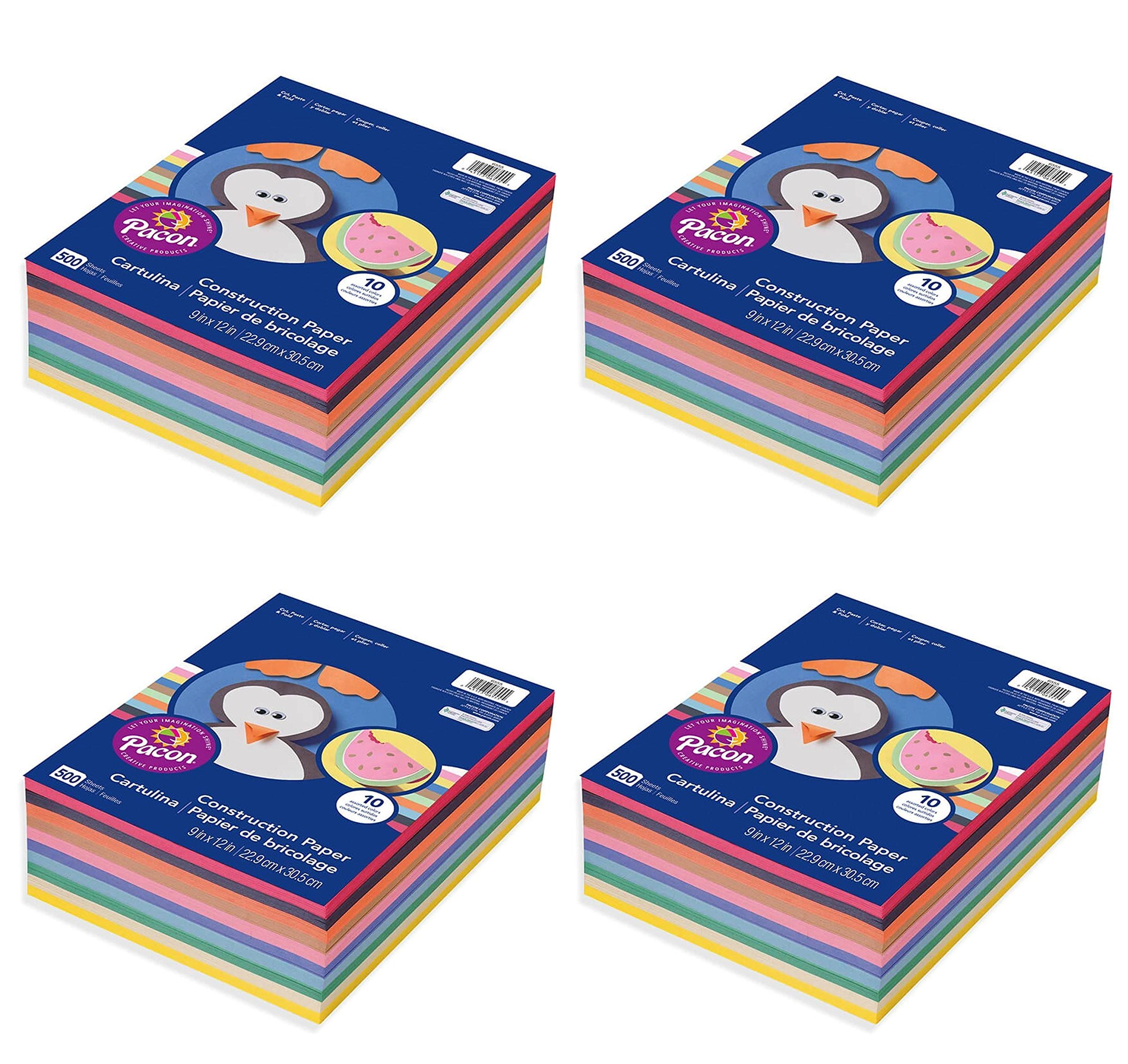 Pacon 6555 Rainbow Super Value Construction Paper 9