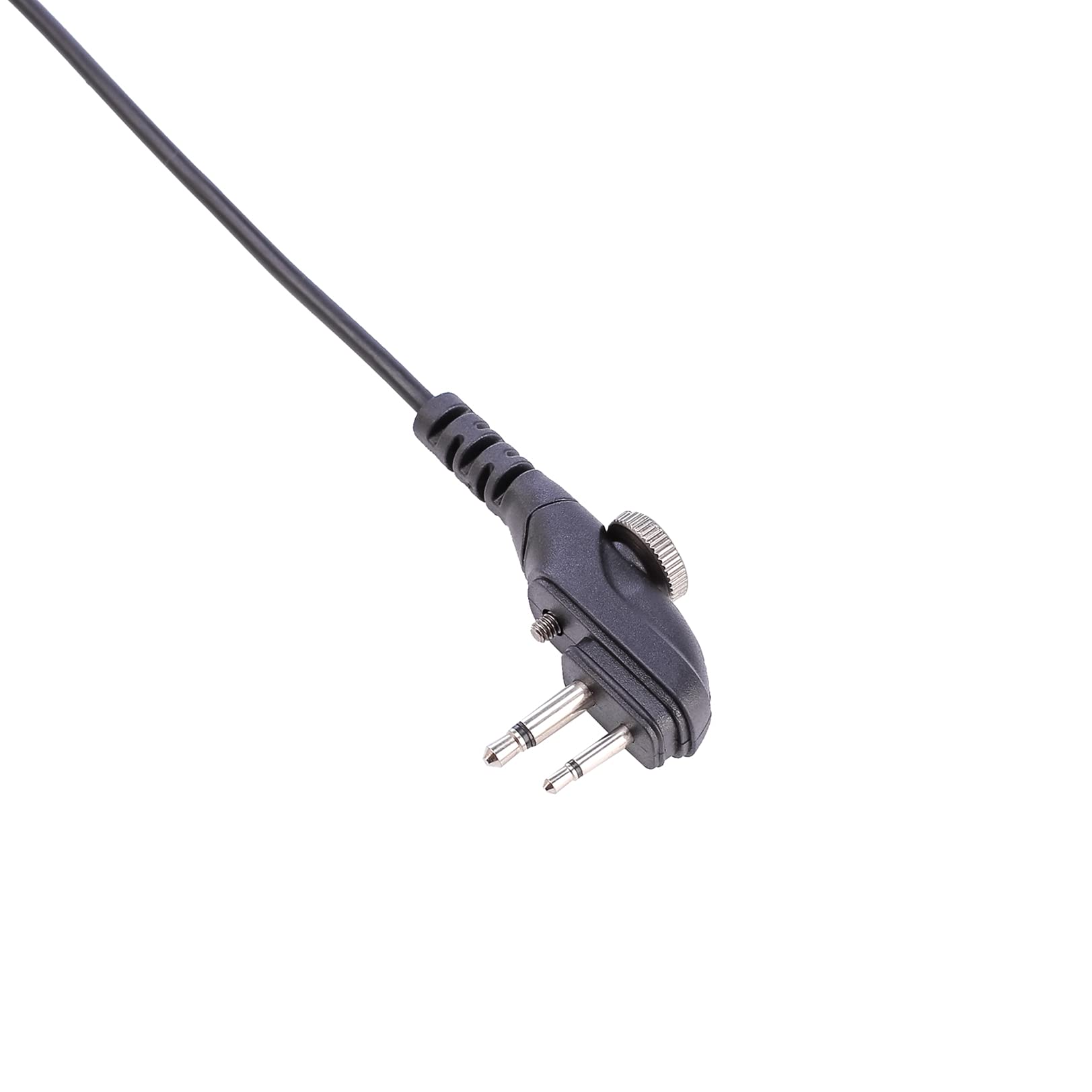 POFENAL Earpiece Headset for HYT Hytera PD502 PD562 BD502 TC-508 TC-580 Walkie Talkie Radios - Clear Acoustic Tube with Large PTT Button - Ideal for Security, Construction & Event Staff Communication