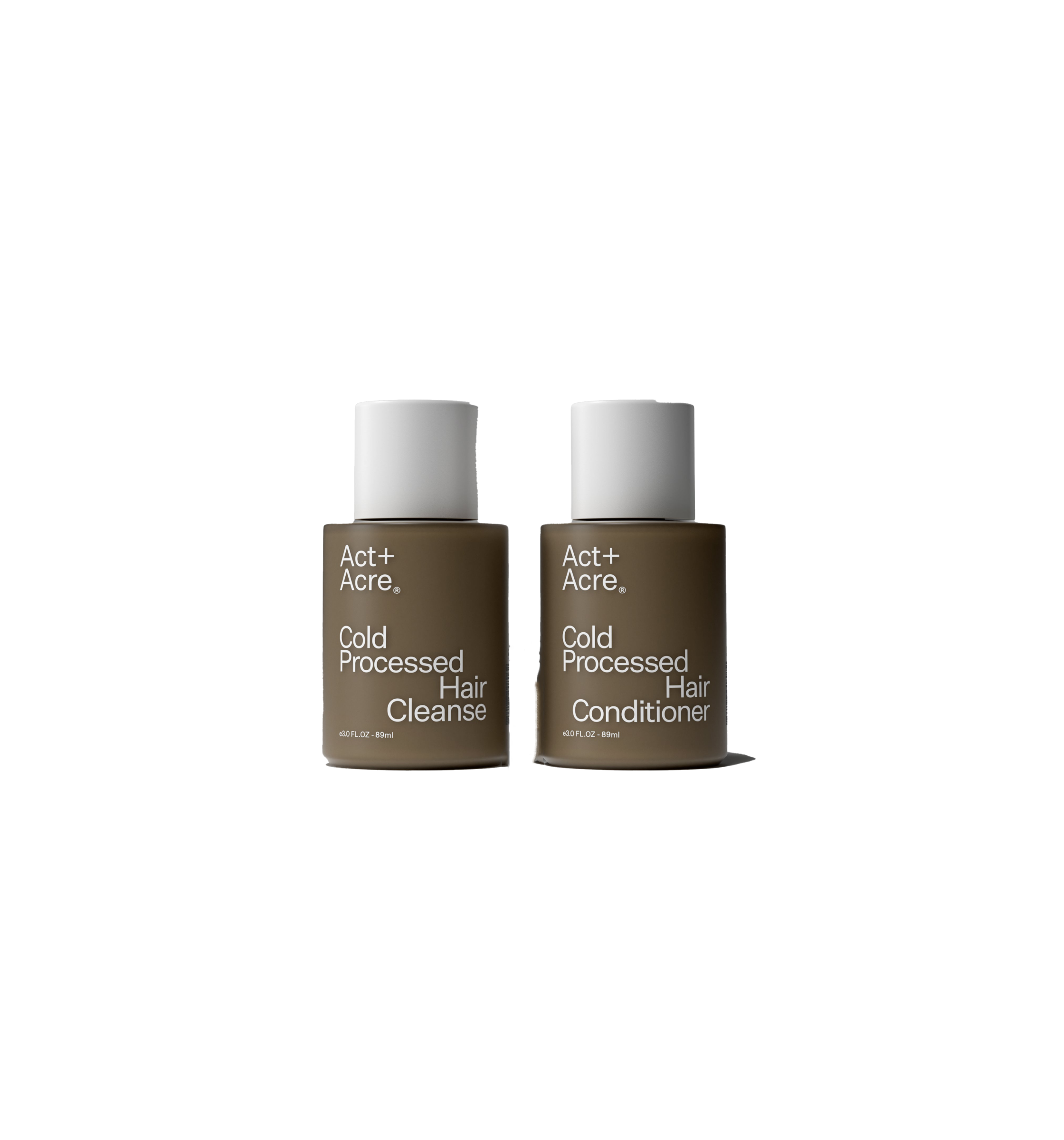 Mini Cleanse Shampoo & Conditioner Set - Gentle Daily Hair Care for All Hair Types - Perfect for Travel, Gym & On-The-Go Use
