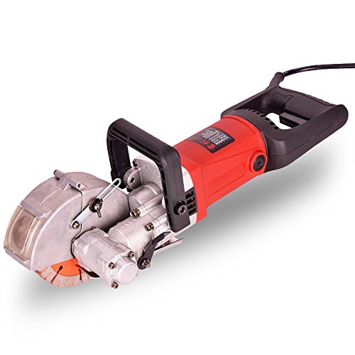 ELEOPTION 4KW 220V Electric Wall Chaser Machine - 40mm Wall Groove Cutting & Slotting Tool for Concrete, Brick & Stone - Perfect for Electrical Wiring, Plumbing & HVAC Installation