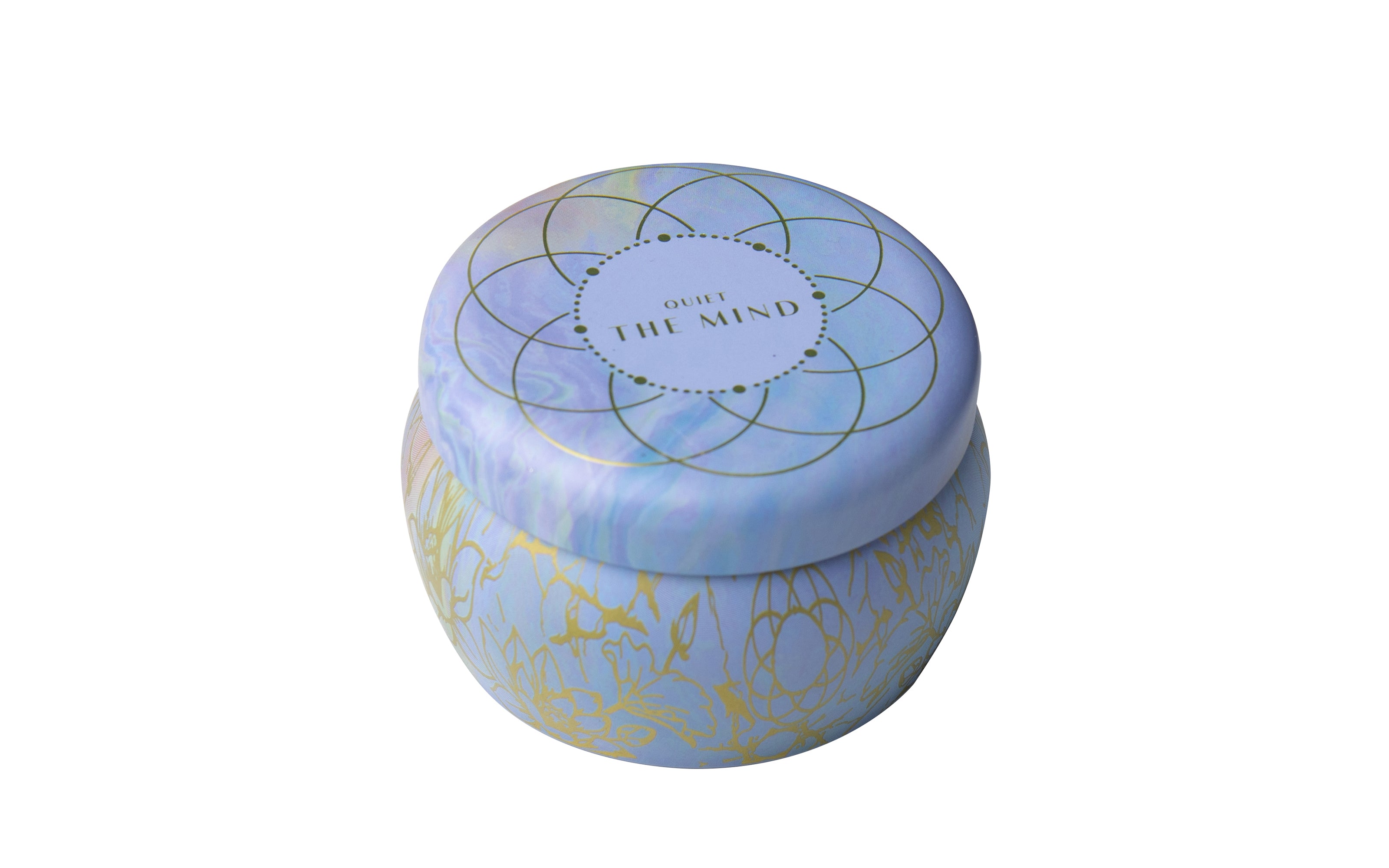Meditation Scented Tin Candle (3 oz) - Relaxing Aromatherapy for Yoga, Spa & Home Decor