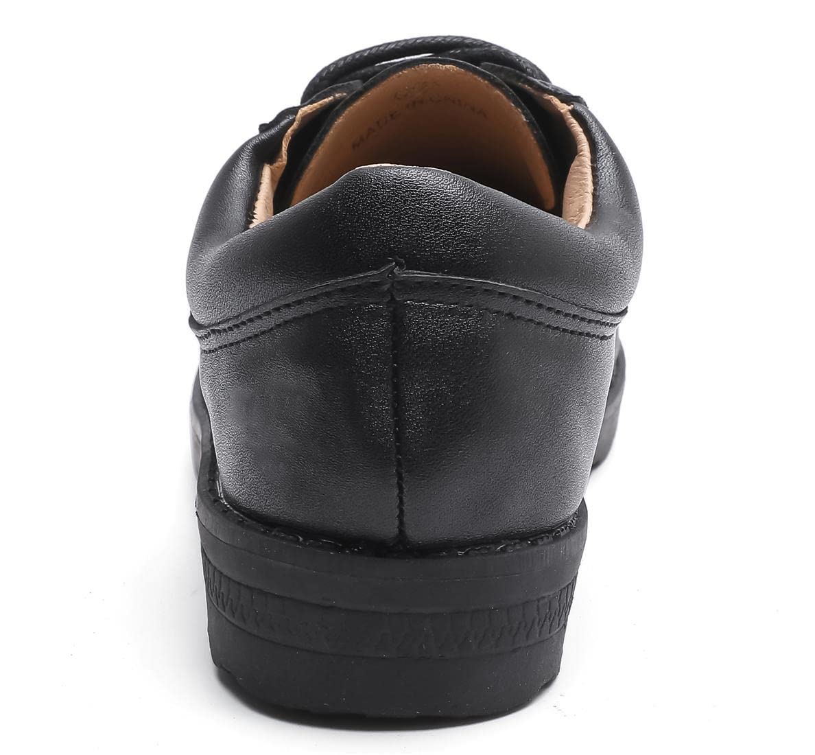 Kids' Oxford Dress Shoes - Lace-Up Brogue School Uniform Flats for Toddlers & Little Kids | Perfect for School & Formal Events