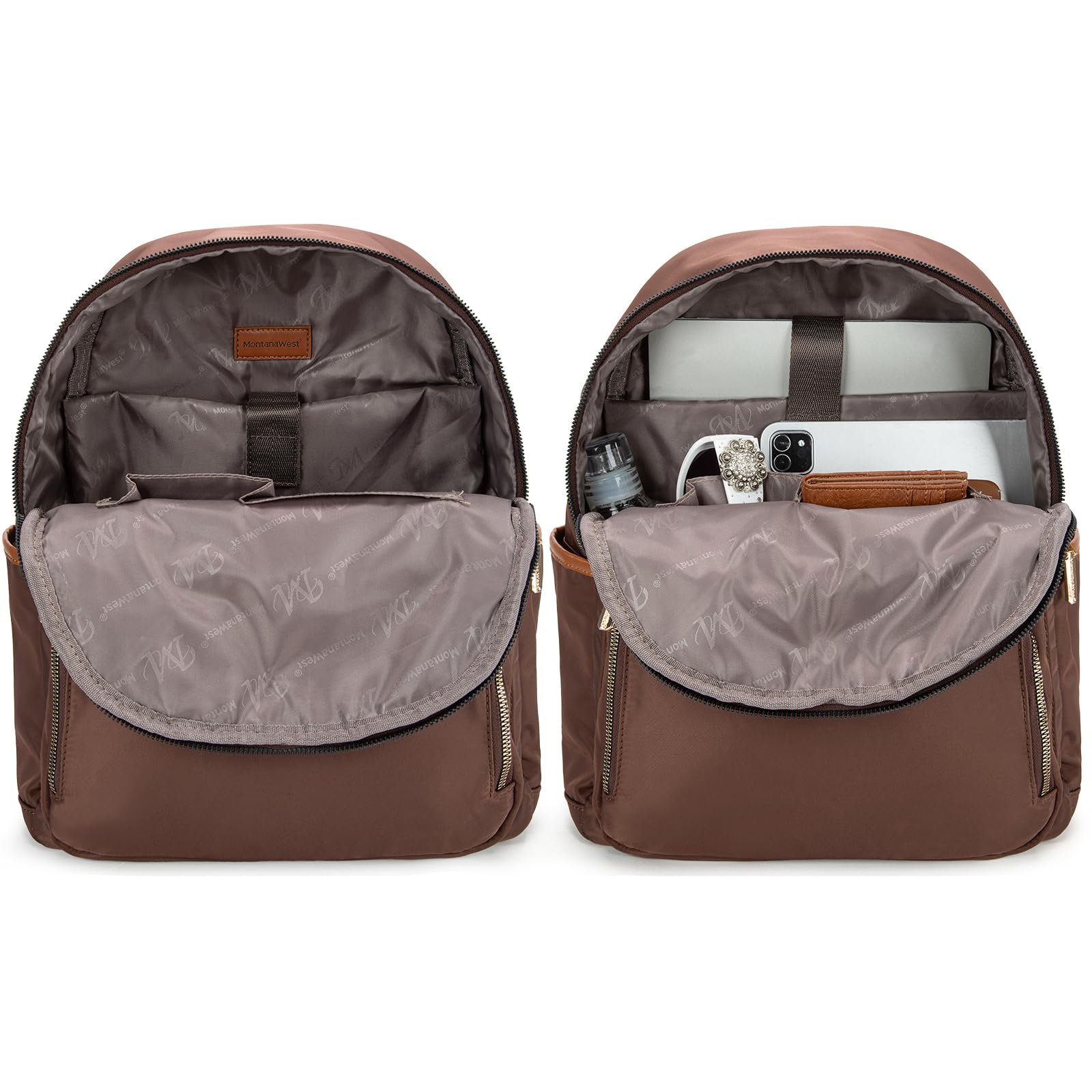 Montana West Women's Lightweight Medium Backpack Purse - Stylish Casual Daypack for 13-Inch Laptop - Perfect for Work, School & Travel Accessories