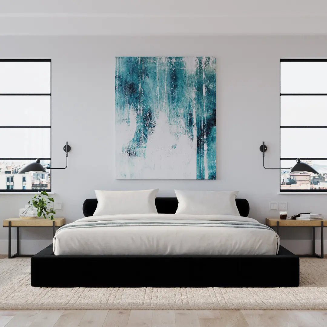 Onyx Ultra Bed Frame - Heavy Duty Metal Platform Bed with Noise-Free Support - Perfect for Modern Bedrooms & Guest Rooms