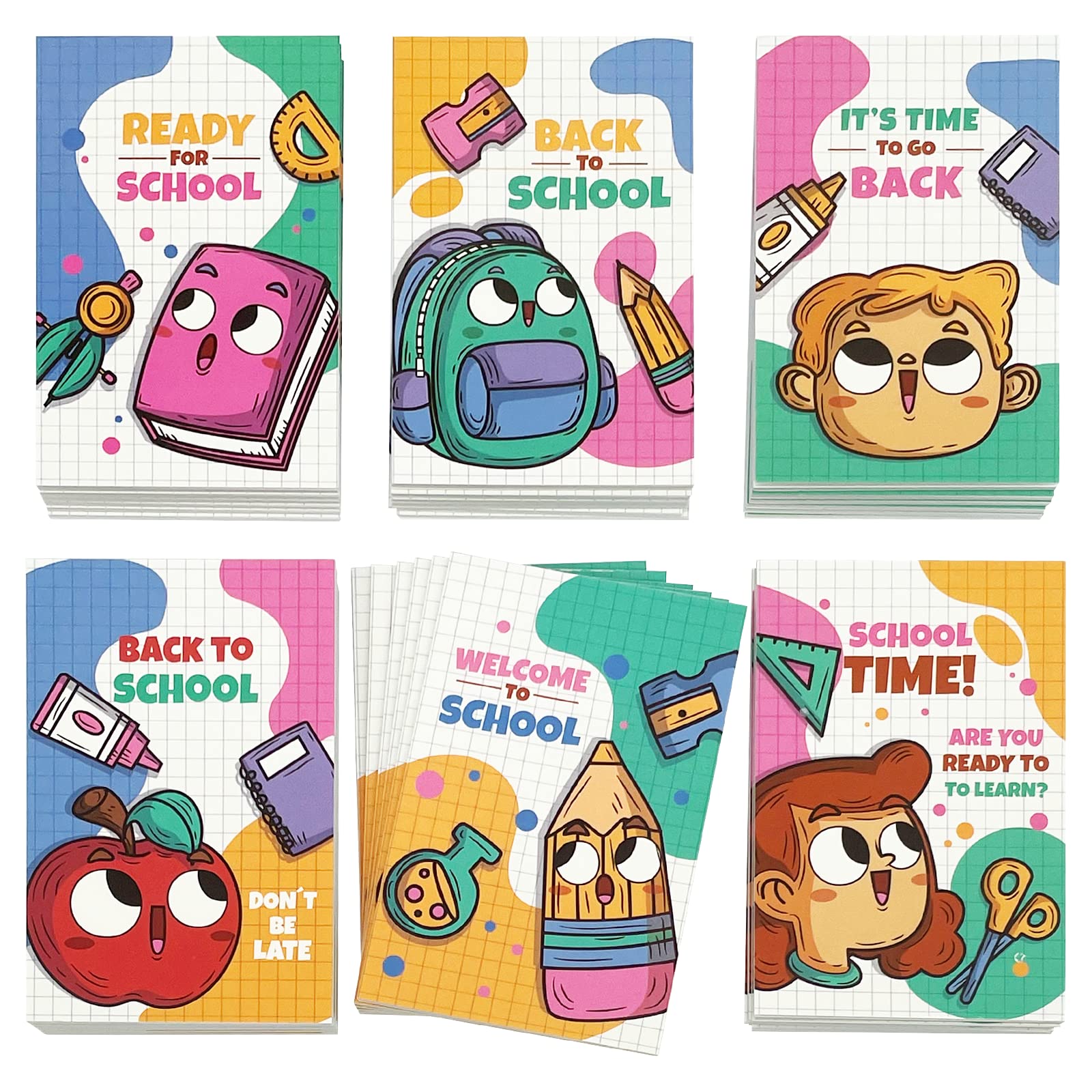 36PCS Cute Animal Notepads for Kids - Back to School Supplies, Teacher Prizes, Party Favors | Perfect for Classroom Rewards, Homework Notes & Birthday Goodie Bags