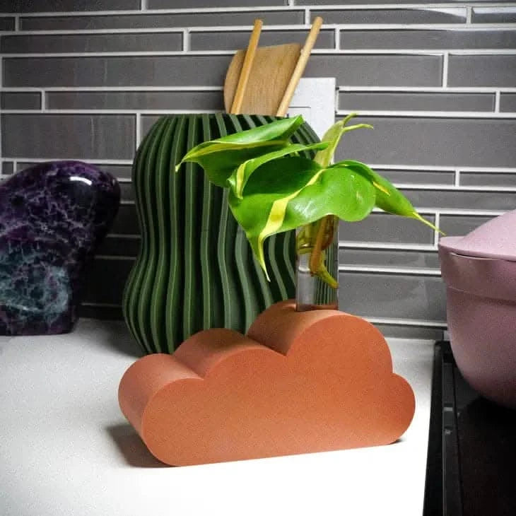 3D Printed Cloud Propagation Stand for Plants - Perfect for Succulents, Herbs & Indoor Gardening - Ideal for Home, Office & Gift Giving