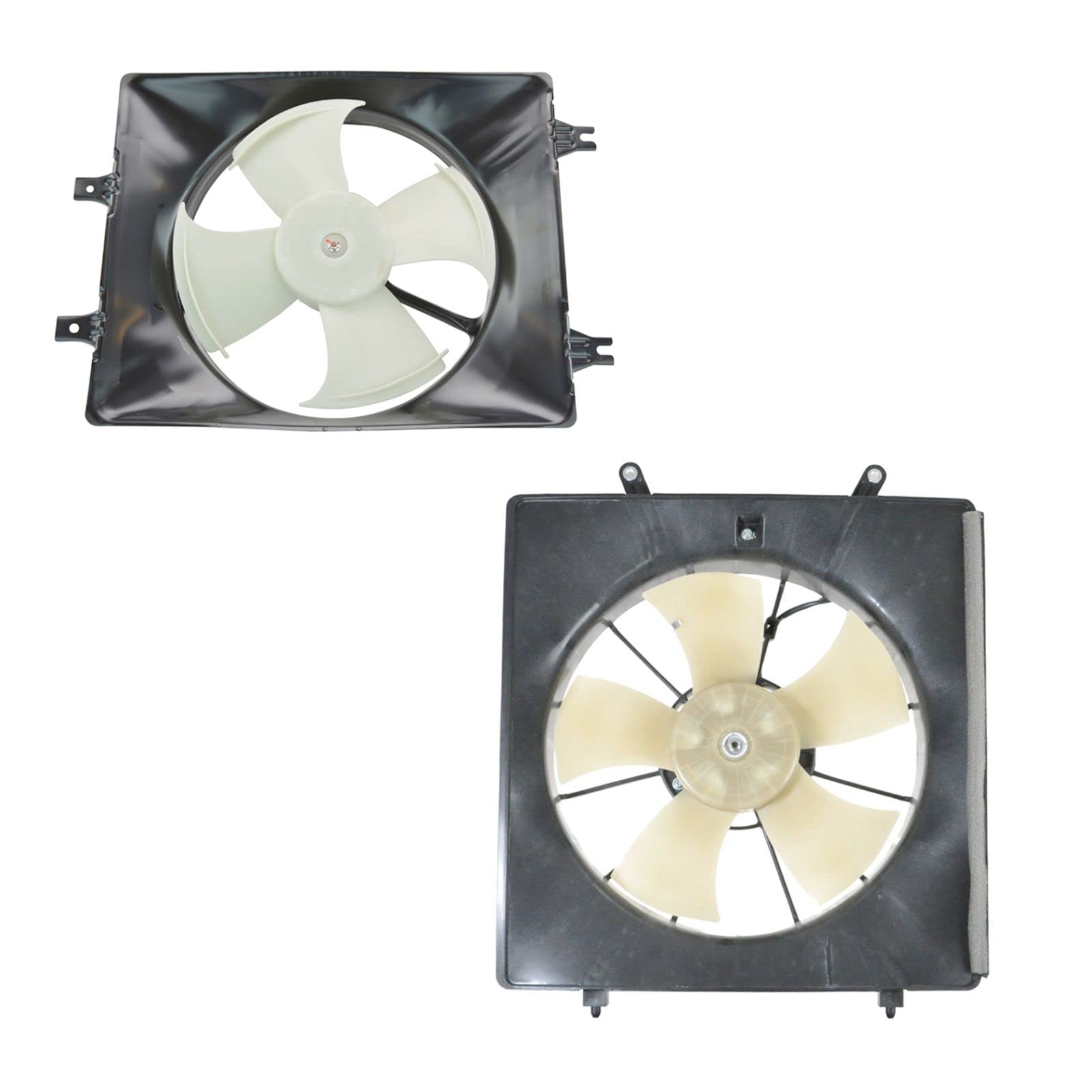 2-Piece Radiator Cooling Fan & A/C Condenser Cooling Fan Kit for Honda Odyssey 2005-2020 - Improve Engine Cooling & AC Performance for Hot Weather & Long Drives