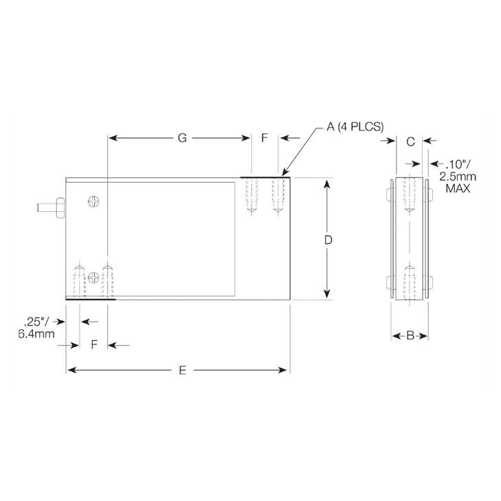 VPG® Sensortronics® 60051 Stainless Steel Single Point Beam Load Cell - High Precision Industrial Weight Sensor for Packaging, Food Processing & Laboratory Scales