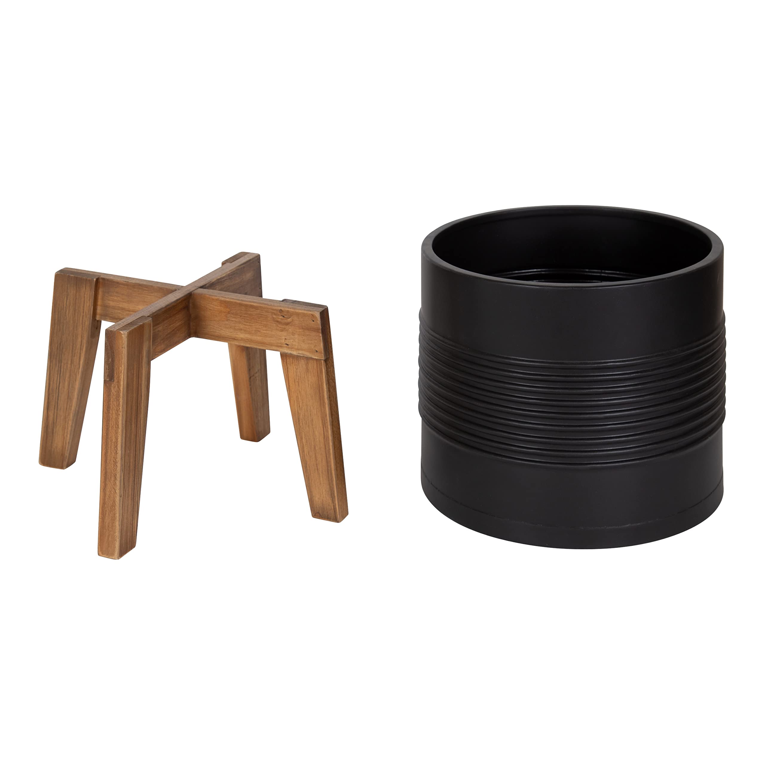 Kate & Laurel Gavri Farmhouse Freestanding Indoor Planter - 11.25