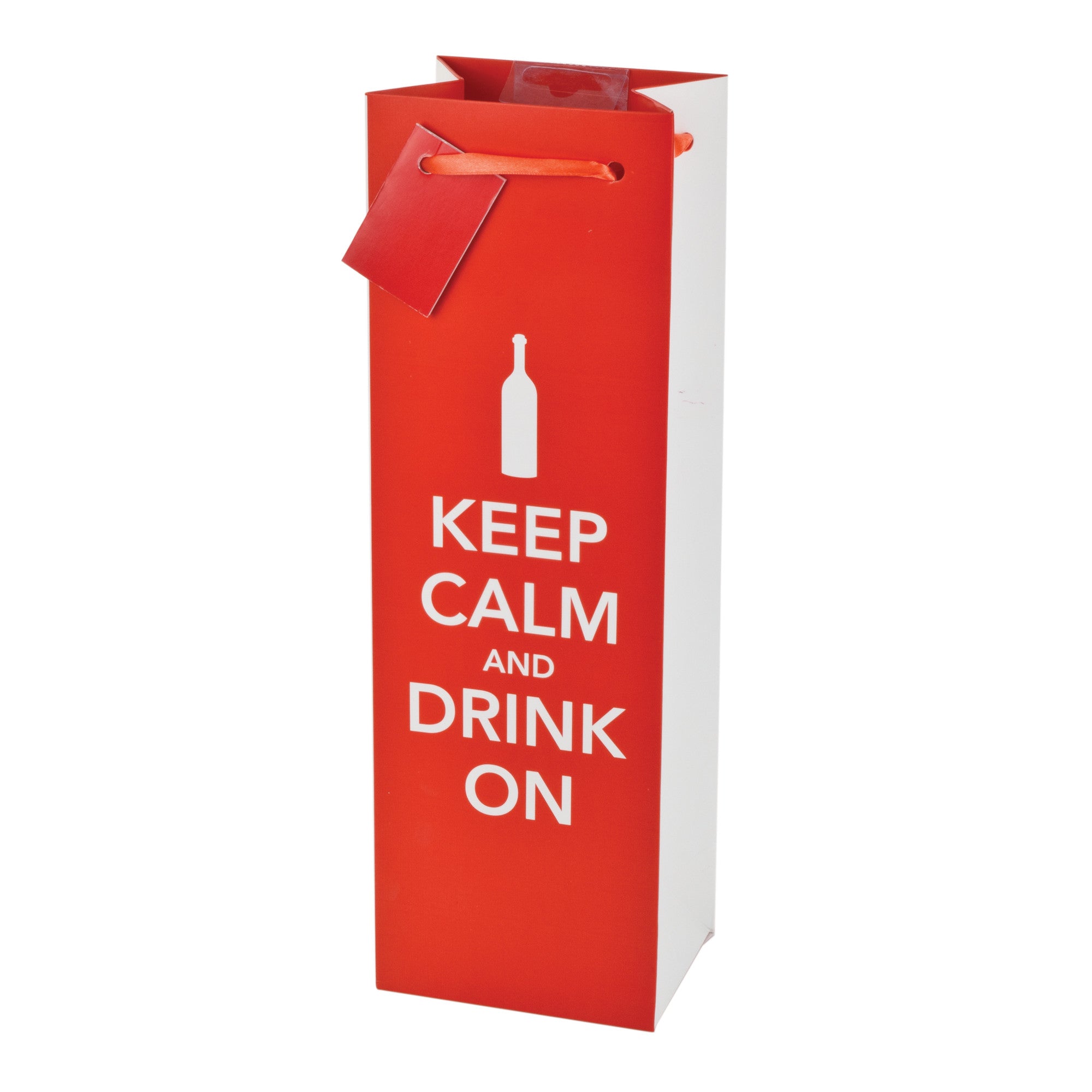 Keep Calm and Drink On Insulated Wine Tote Bag - Perfect for Picnics, Beach Trips & Outdoor Parties
