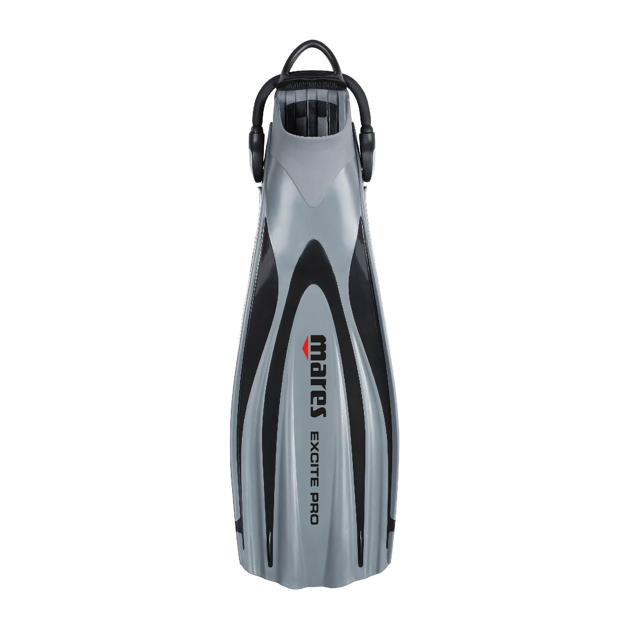 Mares Unisex Excite PRO Open Heel Scuba Diving Fins - Rigid Blade for Snorkeling, Swimming & Freediving | Professional Dive Gear for Ocean Adventures