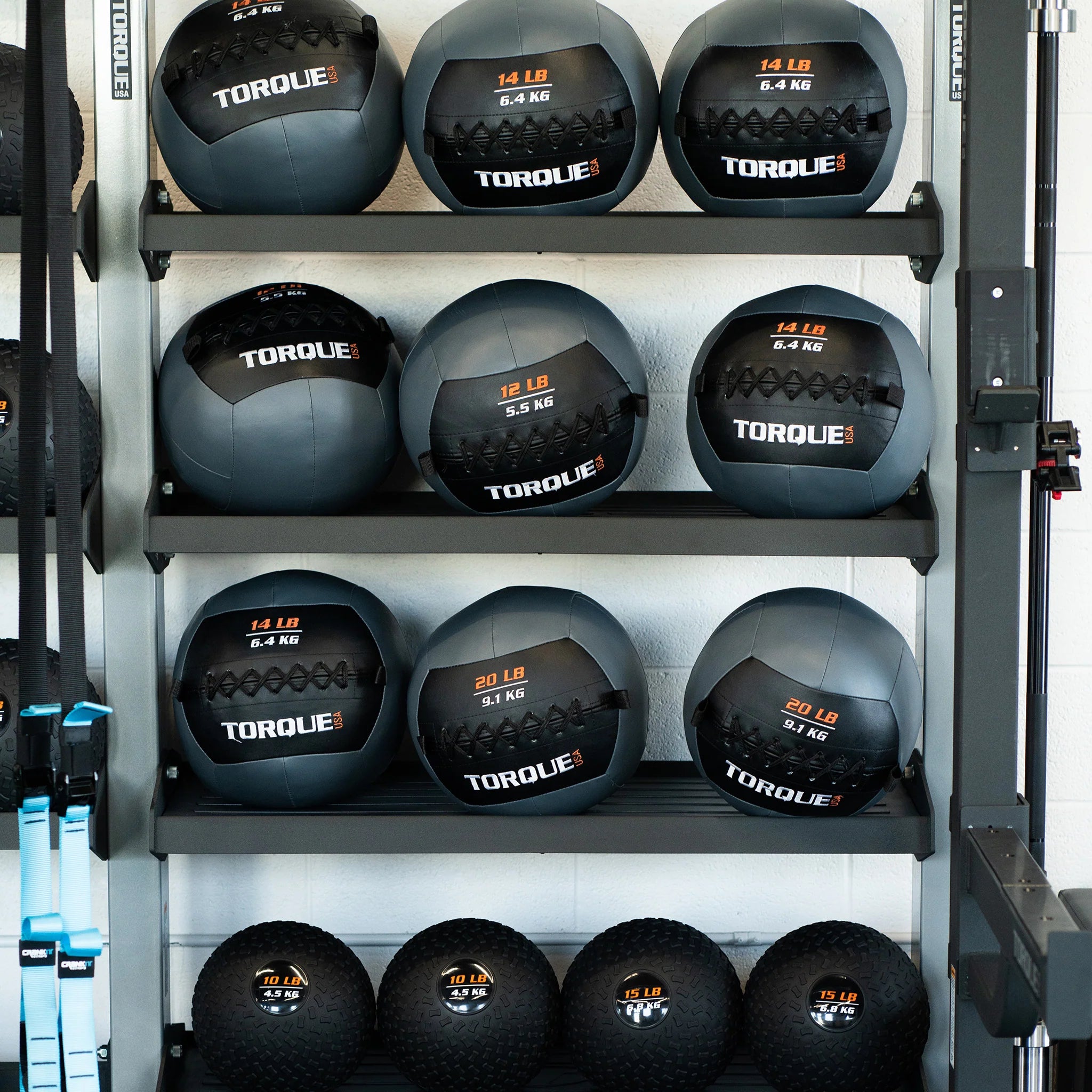 Torque X Flex Wall Ball - High Performance Training Ball for CrossFit, Strength & Conditioning - Perfect for Gym, Home Workouts & Outdoor Fitness Training