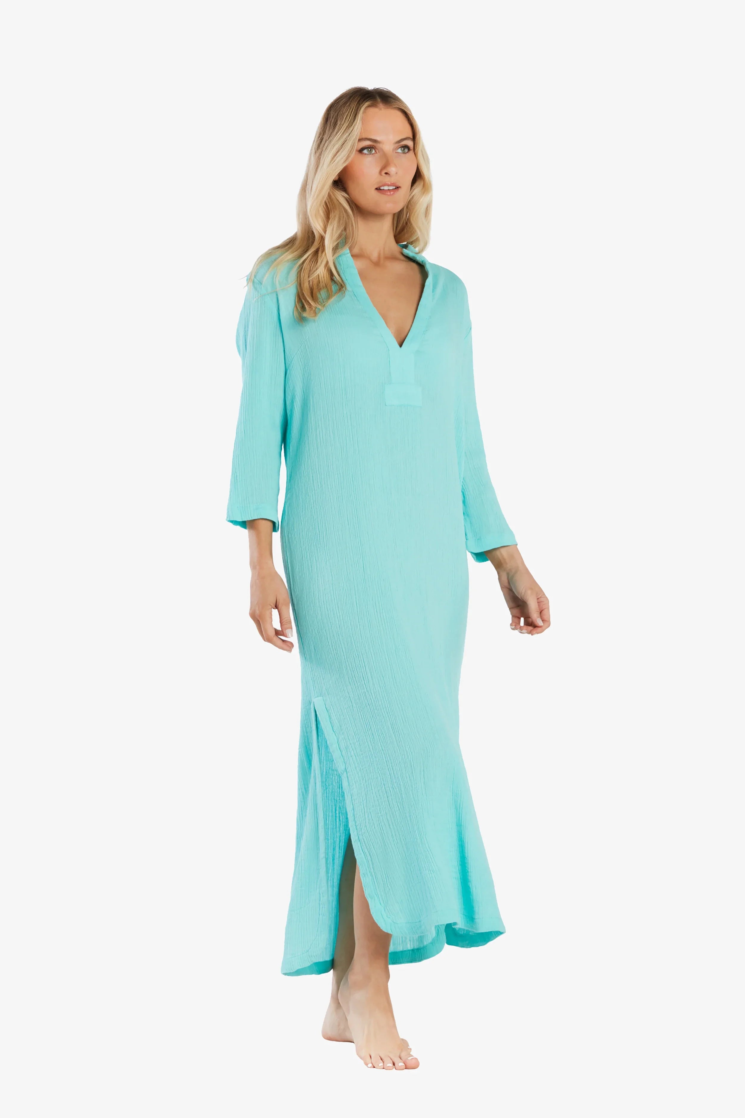 Brigid Tunic Top - Light Seafoam Green Women's Casual Blouse for Spring & Summer | Perfect for Office, Date Night & Weekend Outings