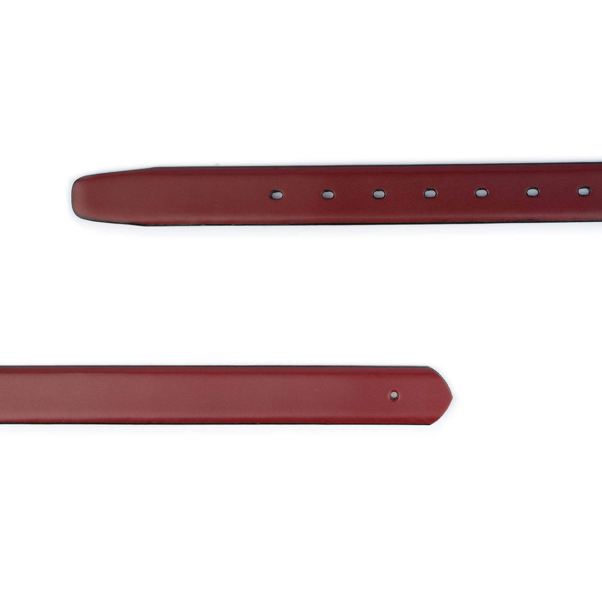Montblanc Replacement Burgundy Leather Belt for Men – Stylish & Durable Dress Belt for Business, Office & Formal Occasions