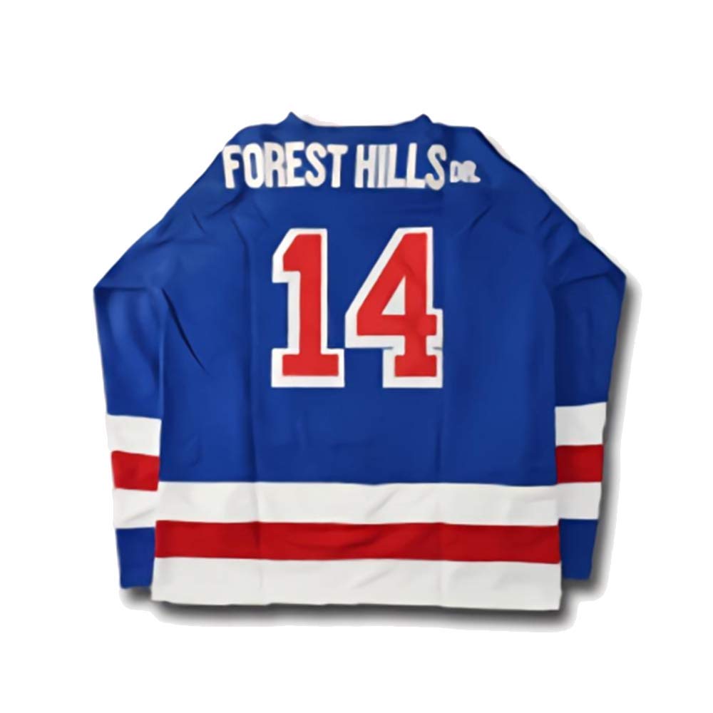 Custom #14 J.Cole Men's Blue Hockey Jersey - Youth & Adult Sizes - Perfect for Games, Concerts & Fan Events