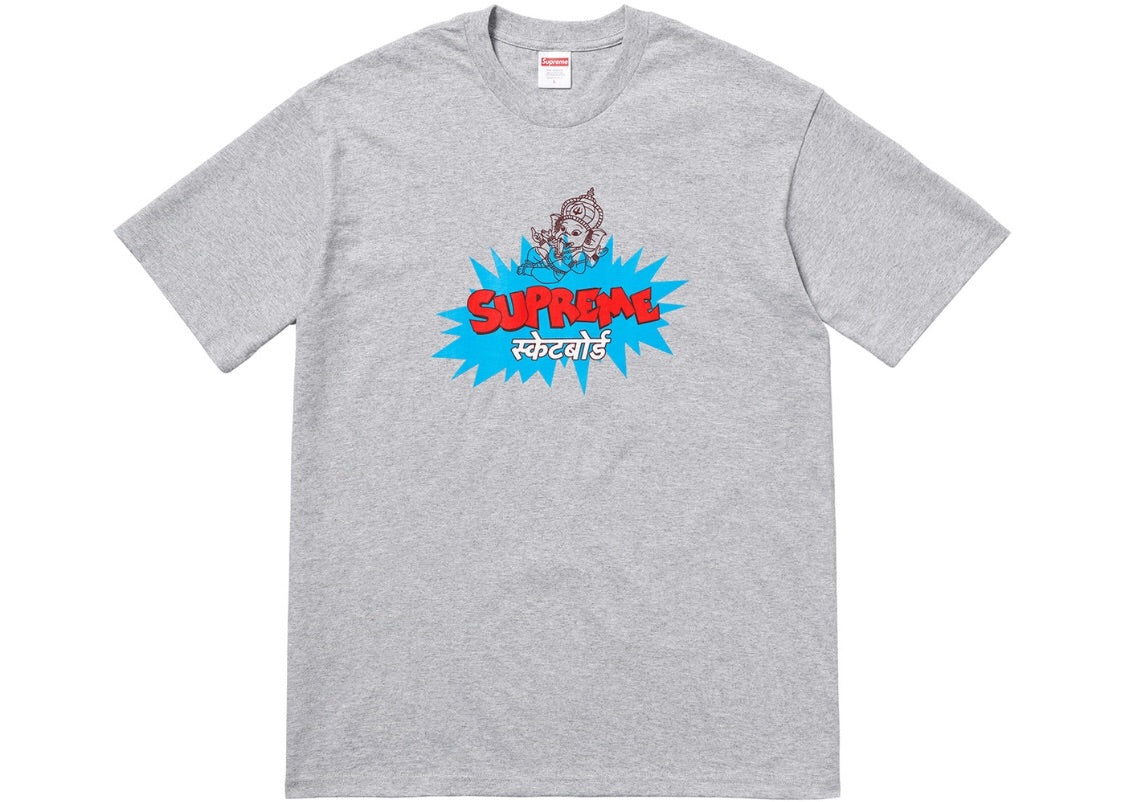 Supreme Ganesha T-Shirt - Hindu God Printed Cotton Tee for Men & Women - Perfect for Yoga, Meditation & Festival Wear
