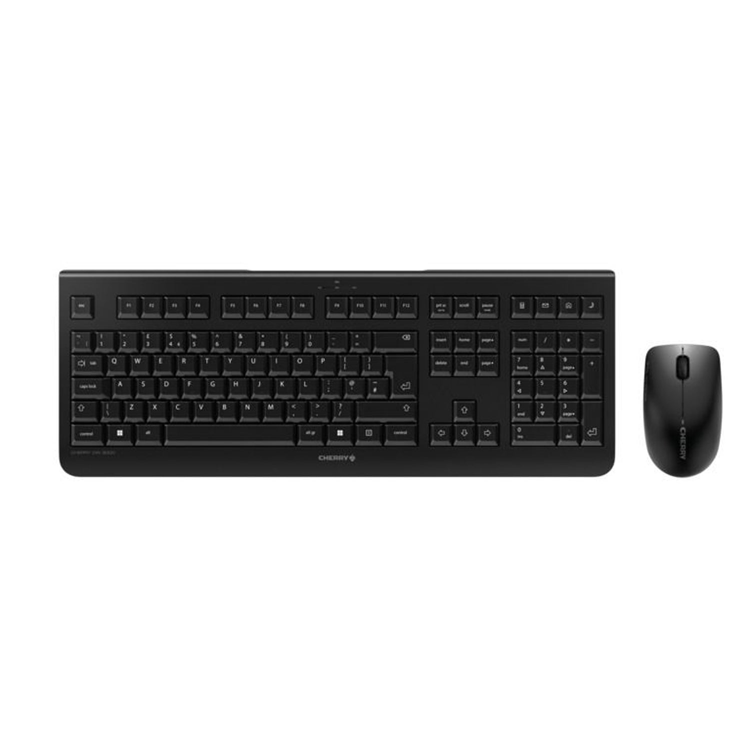 Wireless Keyboard and Mouse Set - CHERRY DW 3000 | Ergonomic Design for Home & Office | Compatible with Windows & Mac | Quiet Typing for Productivity