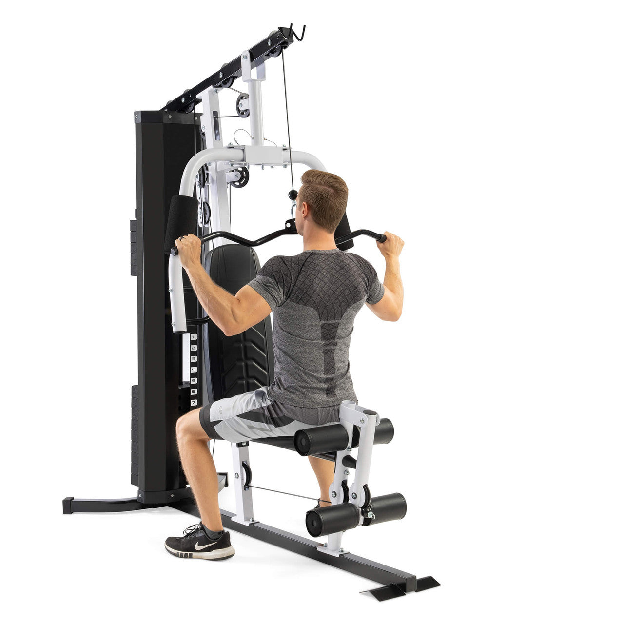 Marcy 150lbs Home Gym System MWM-8147 - Strength Training Equipment for Full Body Workout at Home | Perfect for Small Spaces & Home Fitness