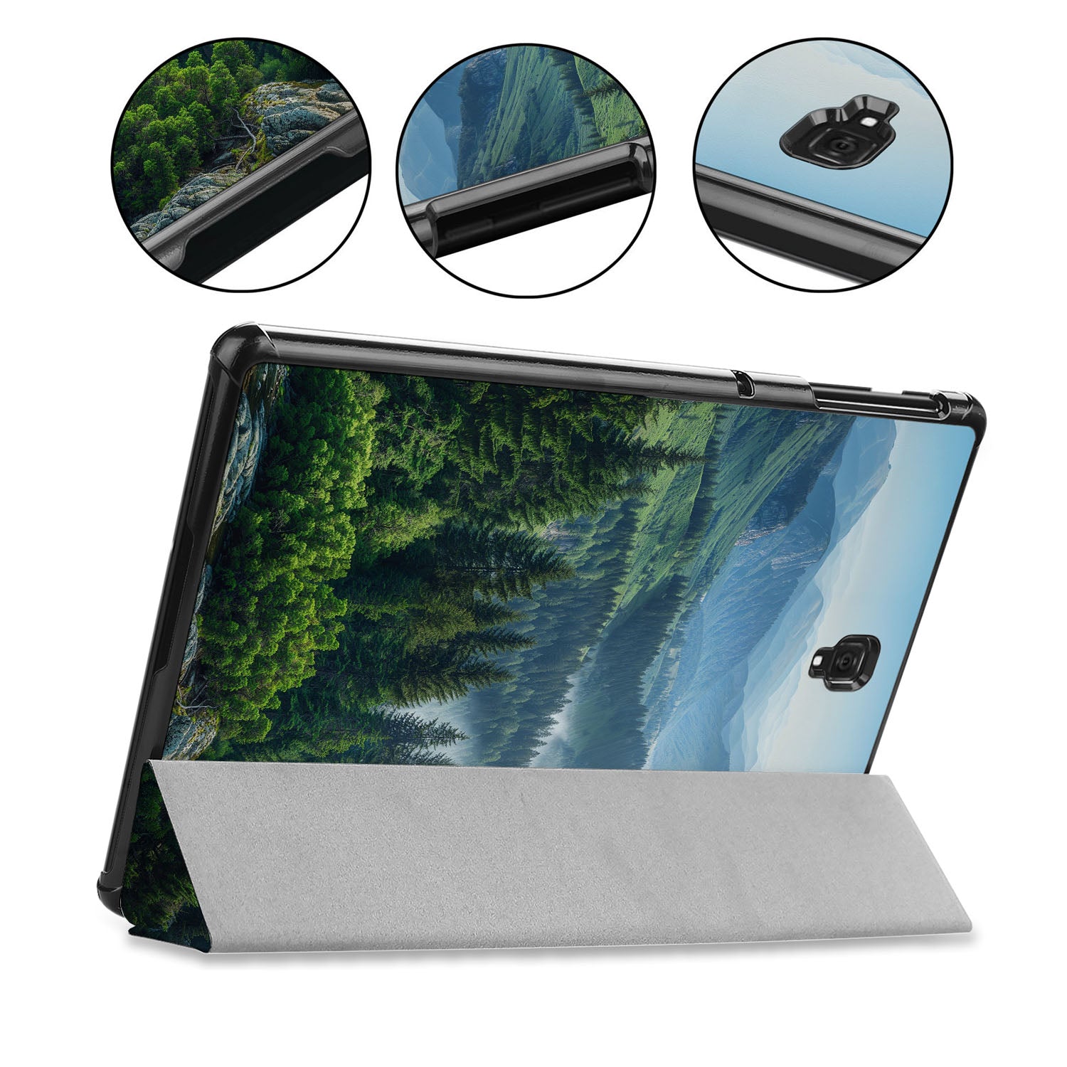 Samsung Tablet Case - Durable Protective Cover with Nature Beauty Design for Samsung Galaxy Tab - Perfect for Work, Travel & Home Use