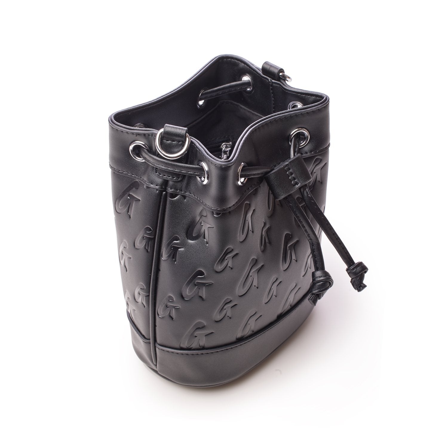 Mini Monogram Bucket Bag - Stylish Black Crossbody Purse for Women | Perfect for Travel, Shopping & Everyday Use
