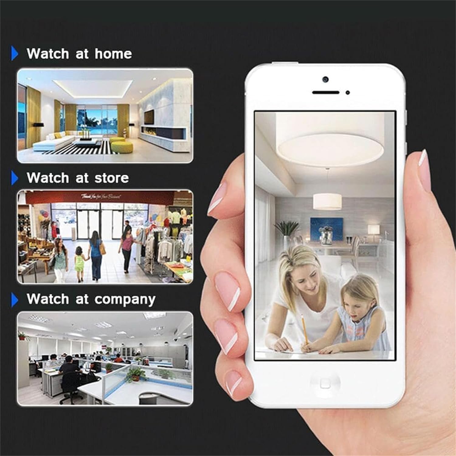 Pixielens Pro & Minipix Magnetic Mini Security Camera Set - 1080p HD Wireless Indoor/Outdoor Home Surveillance (2 Pack) - Perfect for Baby Monitoring, Pet Watching, and Front Door Security