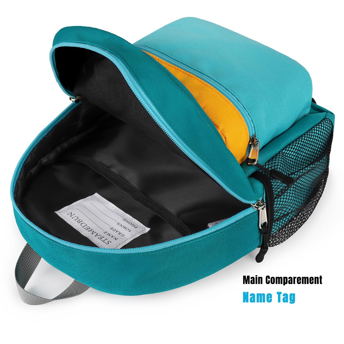 STEAMEDBUN Toddler Backpack for Boys 2-4 Years - Cute Kindergarten & Preschool Backpack with Adjustable Straps - Perfect for School, Daycare, Travel & Outdoor Adventures