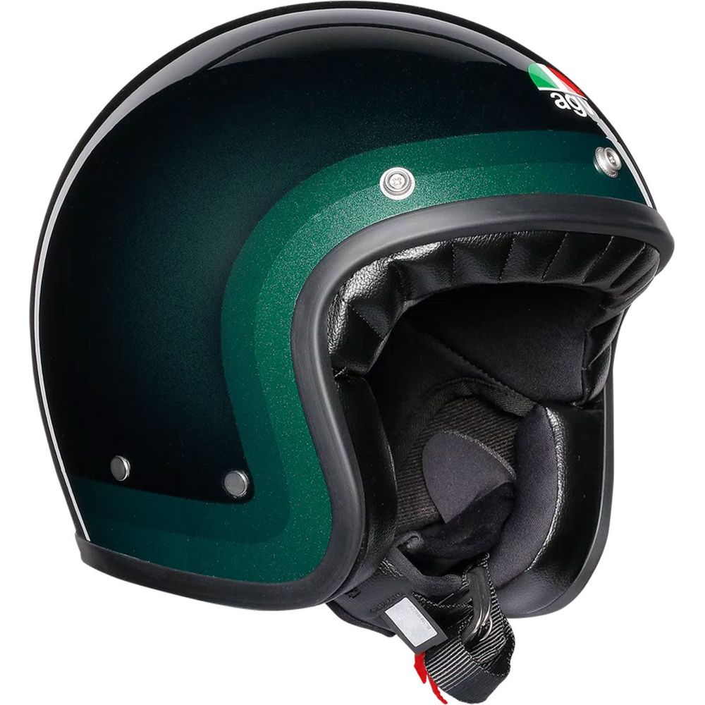 AGV X70 Trofeo Green Full Face Motorcycle Helmet - DOT & ECE Certified for Safety - High-Performance Racing & Street Riding - Lightweight & Aerodynamic Design