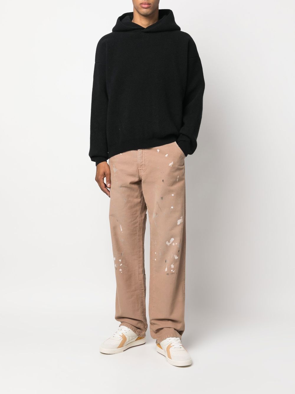 DARKPARK Men's Casual Beige Trousers - Comfortable Slim Fit Pants for Work, Travel & Everyday Wear