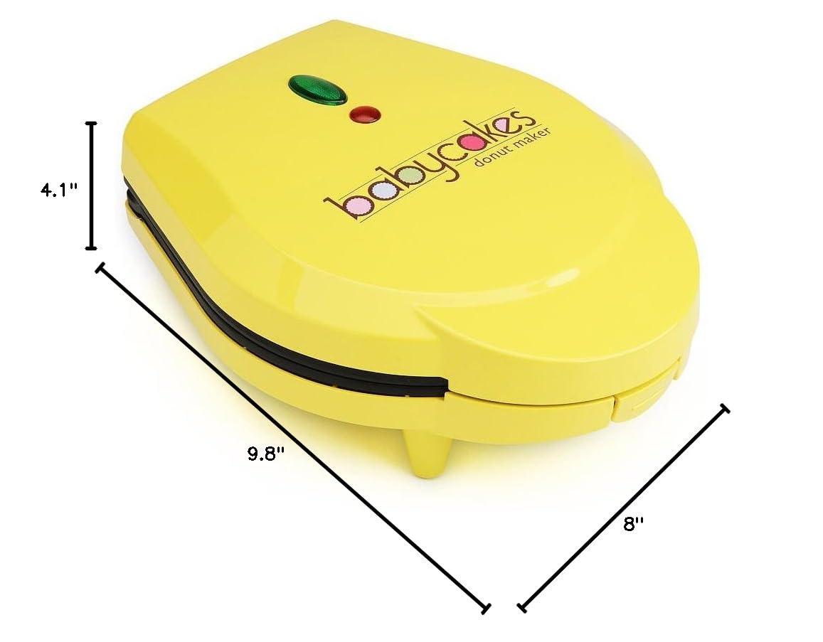 Nonstick Donut Maker - Electric Mini Donut Machine for Homemade Donuts, Pancakes & Muffins - Perfect for Breakfast, Parties & Family Baking
