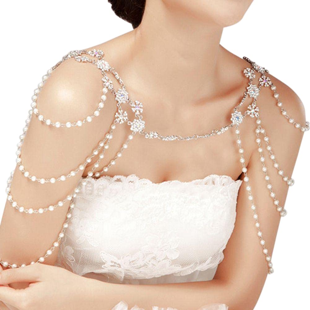 Art Deco Pearl Necklace - Vintage Great Gatsby Style Jewelry for Women - Perfect for 1920s Themed Parties, Weddings & Evening Events
