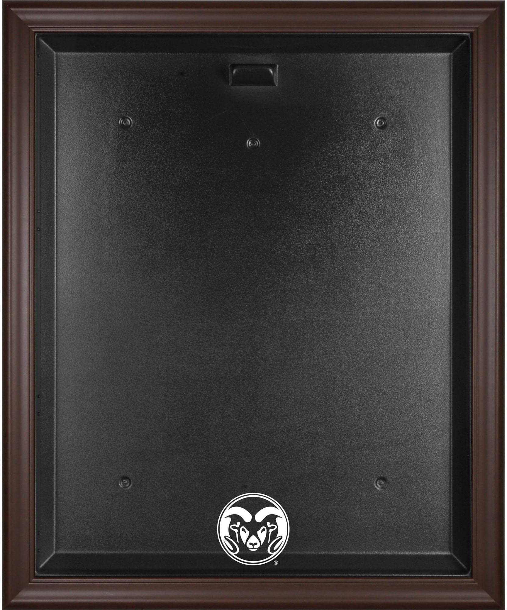 Colorado State Rams Brown Framed Jersey Display Case - College Football Jersey Shadow Box for Memorabilia & Collectibles - Perfect for Home, Office, or Man Cave Decor