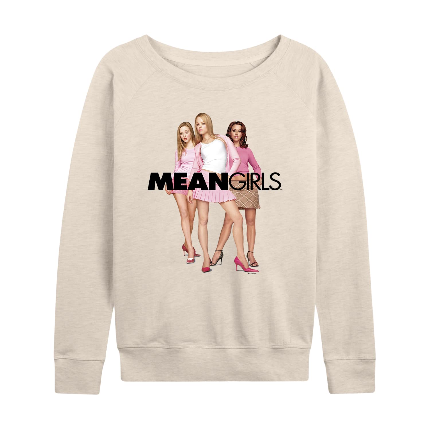 HYBRID APPAREL Mean Girls Women's Lightweight French Terry Pullover Hoodie - Soft Lounge Sweatshirt for Women, Perfect for Casual Wear, Movie Nights & Gift Giving