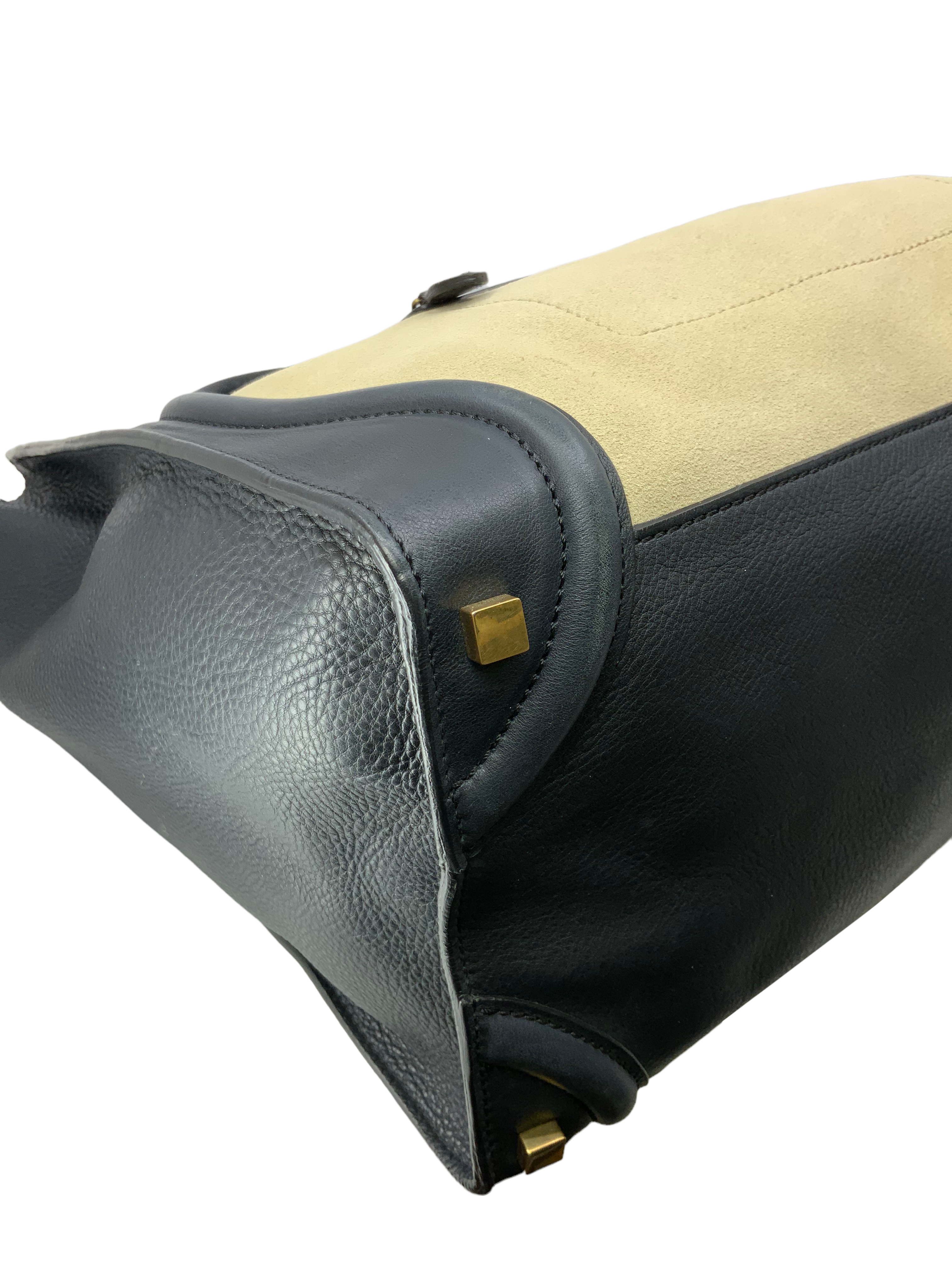 Celine Medium Luggage Tote Bag in Nubuck Calfskin Leather - Stylish & Durable Handbag for Work, Travel & Everyday Use