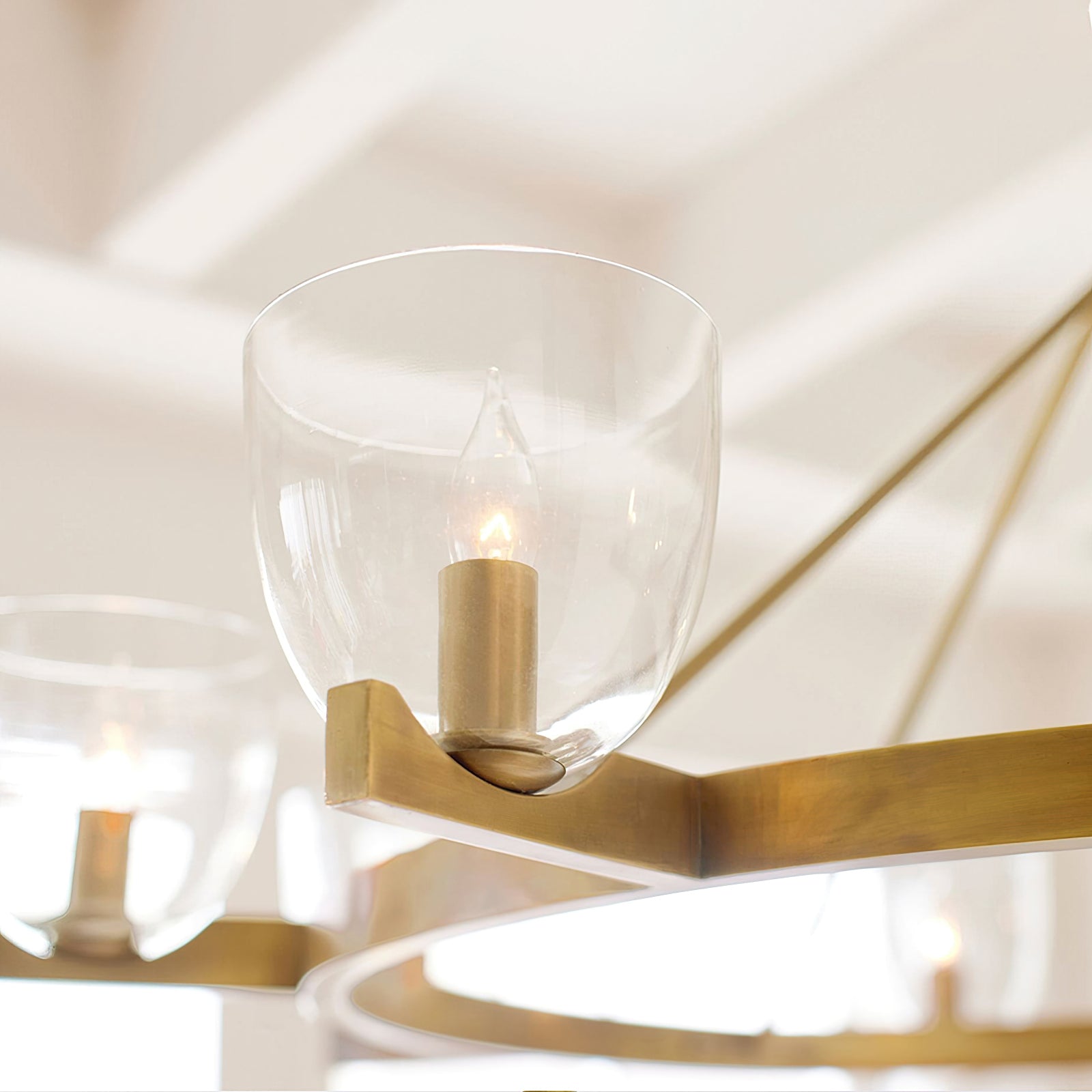 Elegant Carlton Crystal Chandelier - Modern Ceiling Light Fixture for Dining Room, Living Room & Bedroom | Perfect for Home Decor & Wedding Venues