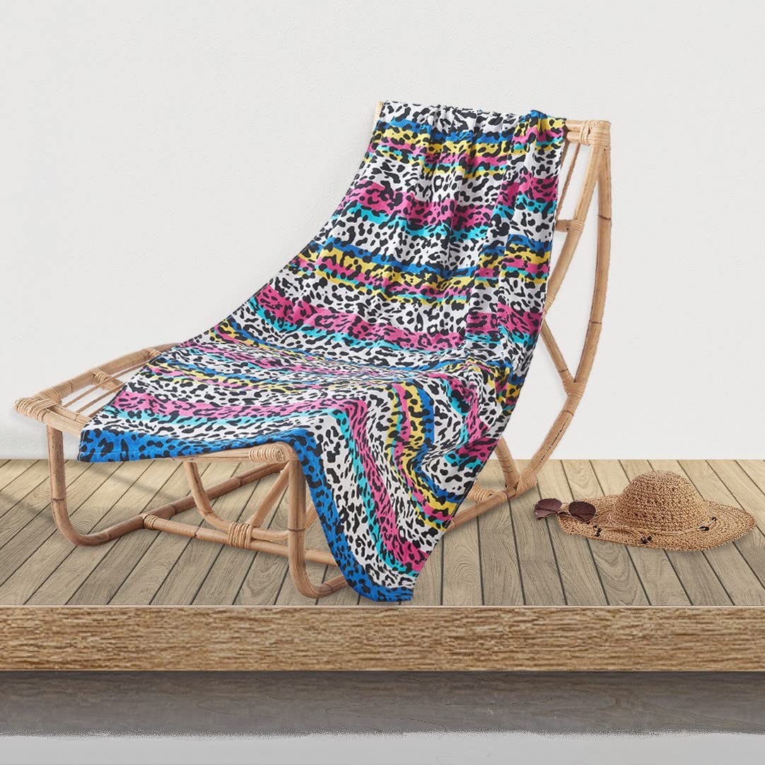 Jessica 100% Cotton Extra Large Oversized Beach Towels - Lightweight & Quick Dry Pool & Bath Towels 36