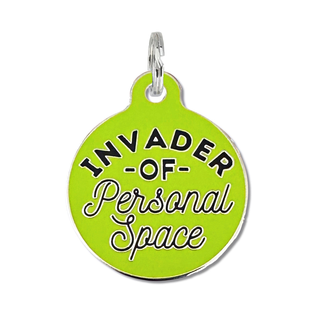 Bad Tags Invader of Personal Space Green - Funny Office Prank Gag Gift for Coworkers & Friends