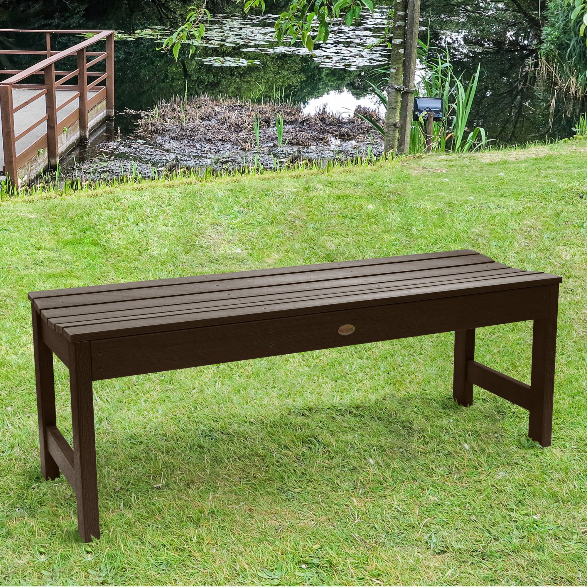 Refurbished 4ft Lehigh Picnic Bench - Durable Outdoor Dining Table for Patio, Garden, Backyard & Park Gatherings