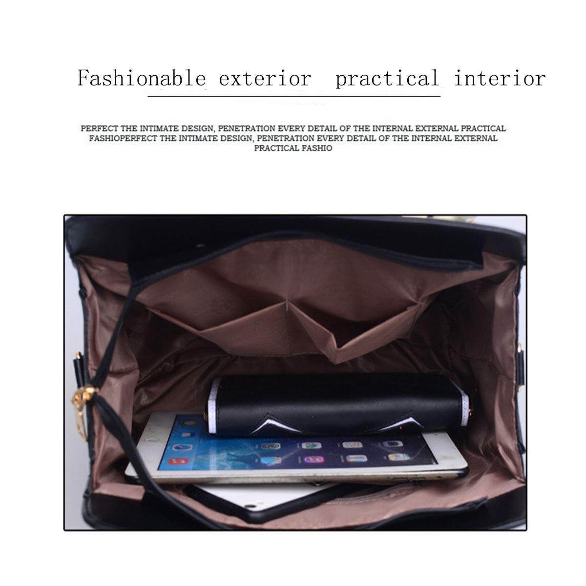 Stylish Women's Handbags Set - 4-Piece Shoulder Bags, Totes & Satchel Purse Collection for Work, Travel & Everyday Use